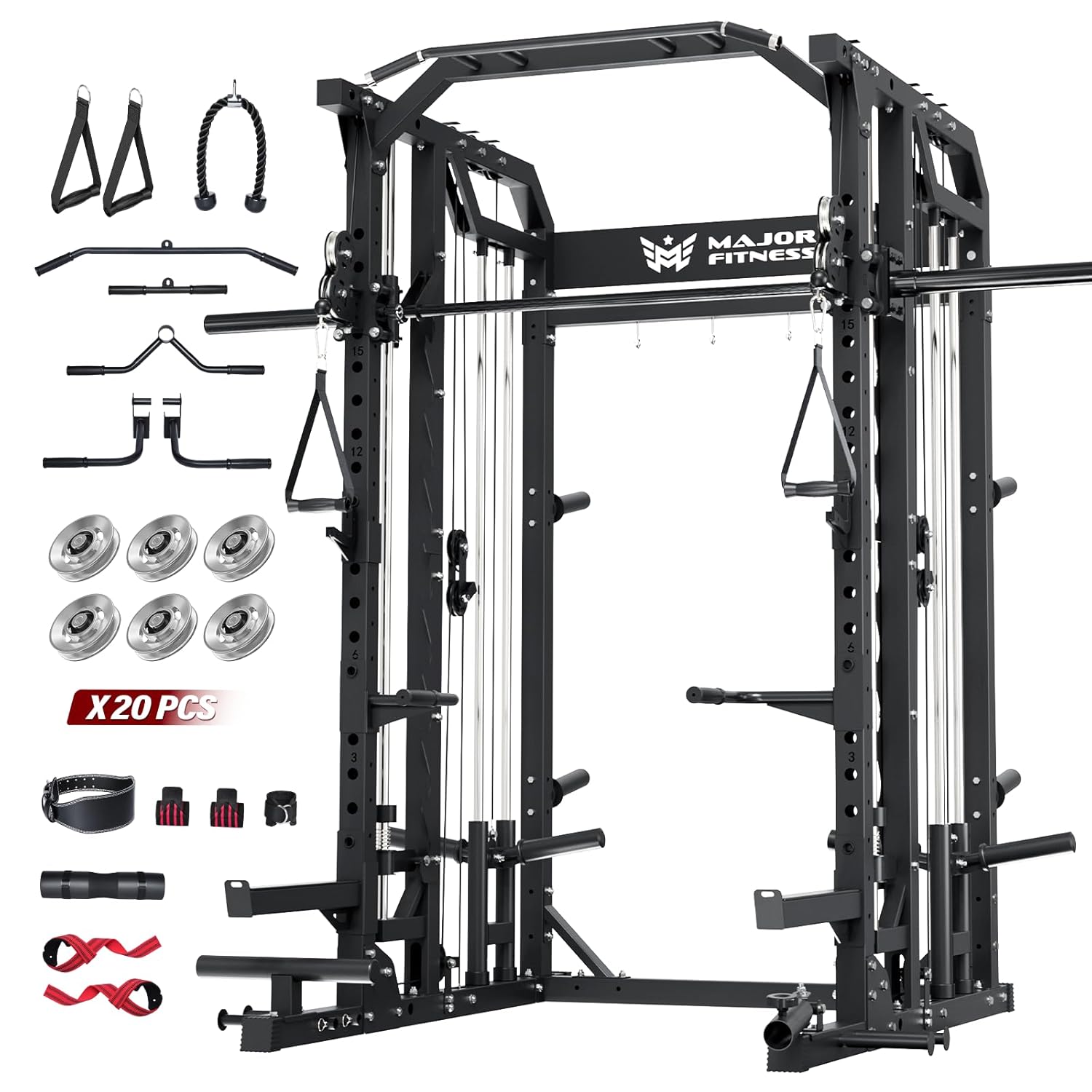 Home Gym All In One - Smith Machine Home Gym Squat Rack