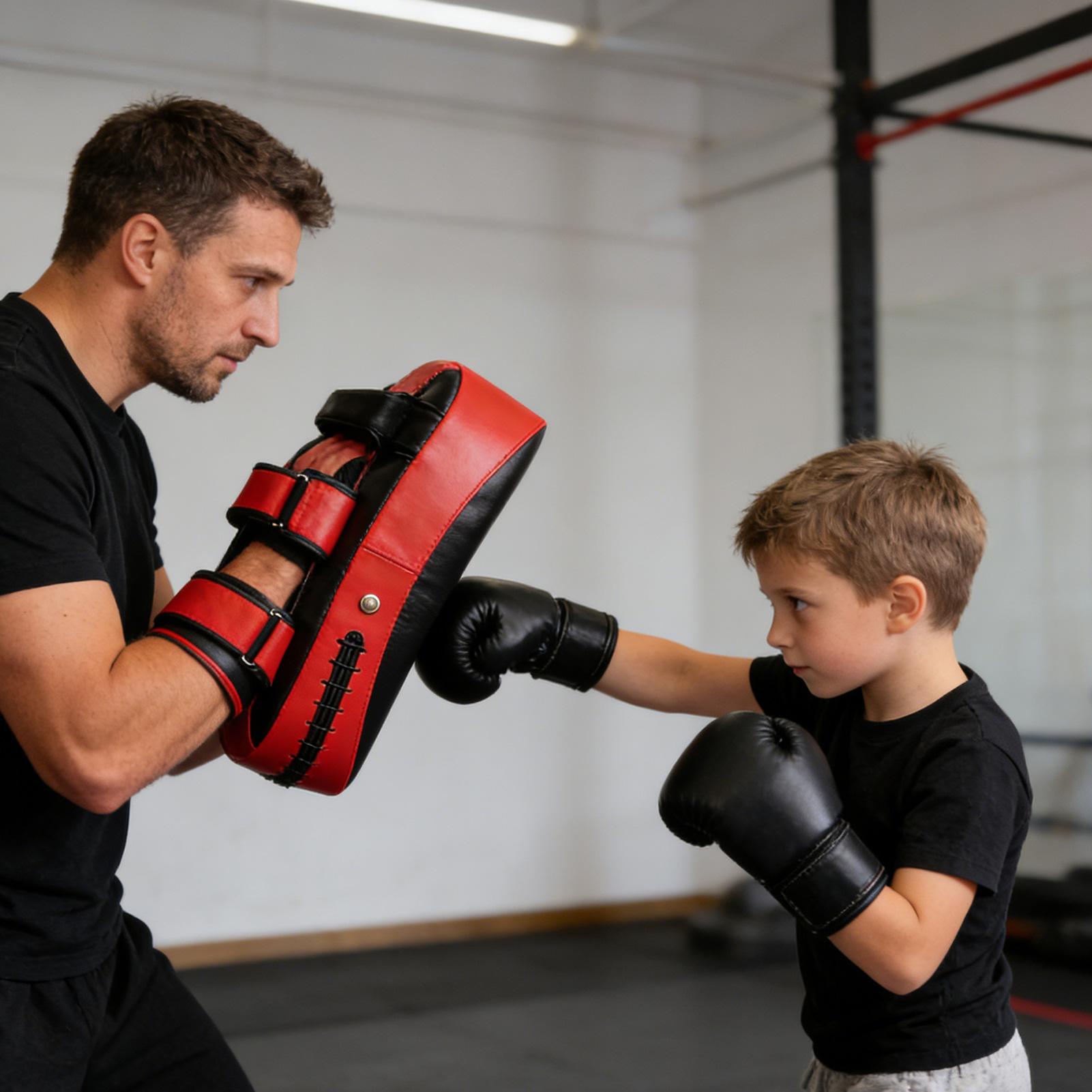 PU Leather Boxing Pads Curved  - Home Gym Trainer review and price