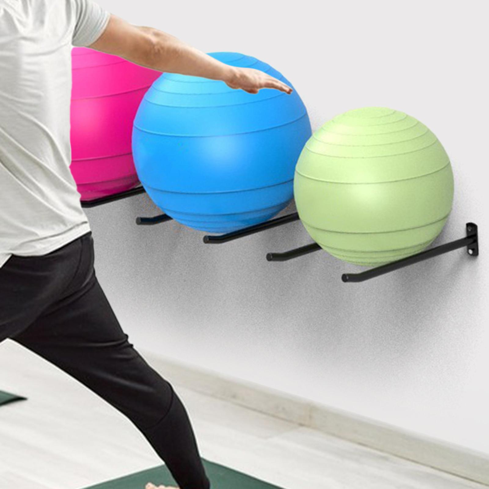 Exercise Ball Holder Pack of 2 - Home Gym Yoga Room review and price