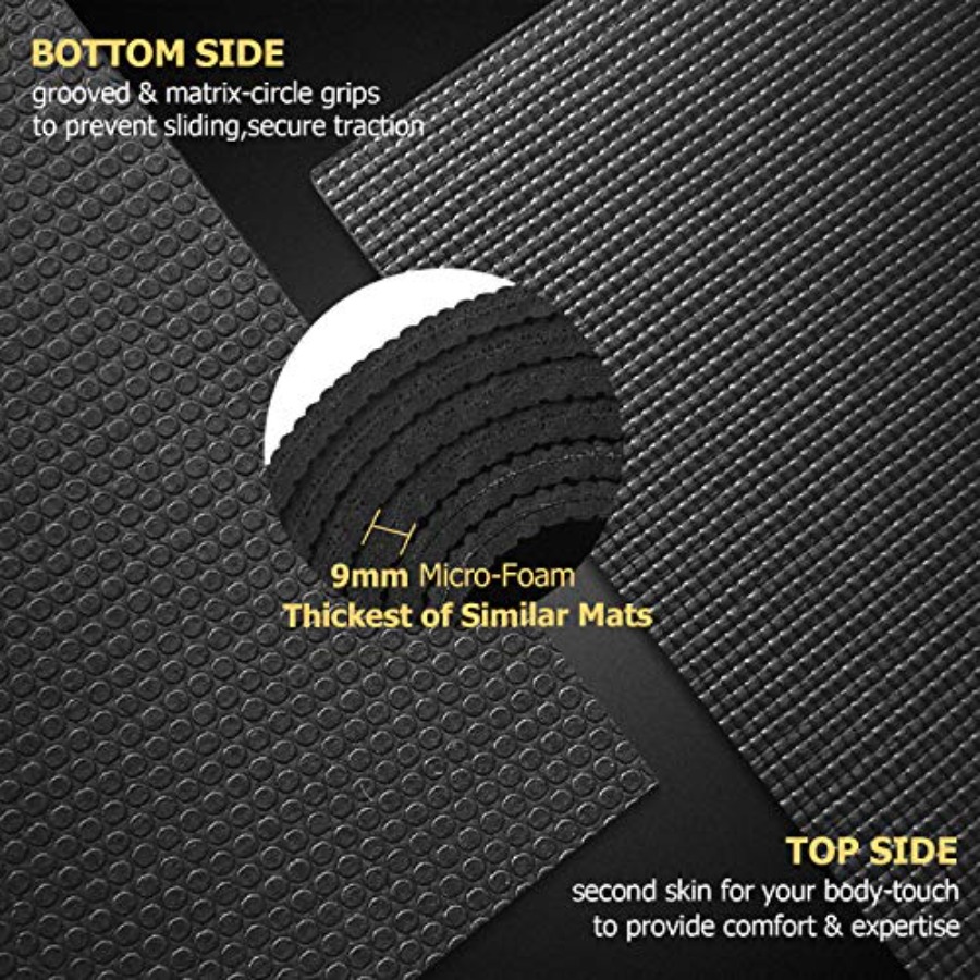 Home gym yoga mat, extra thick - Home Gym Yoga Mat review and price
