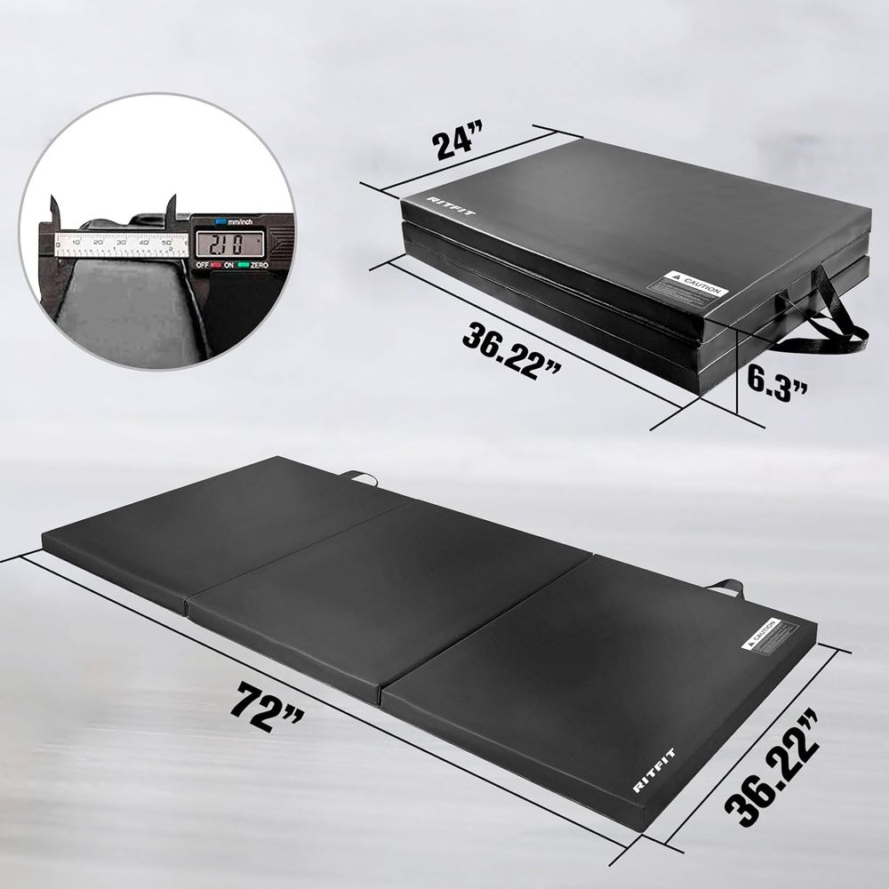 Enhanced 2 Thick Gym Mat, 3'x6 - Home Gym Yoga Mat review and price