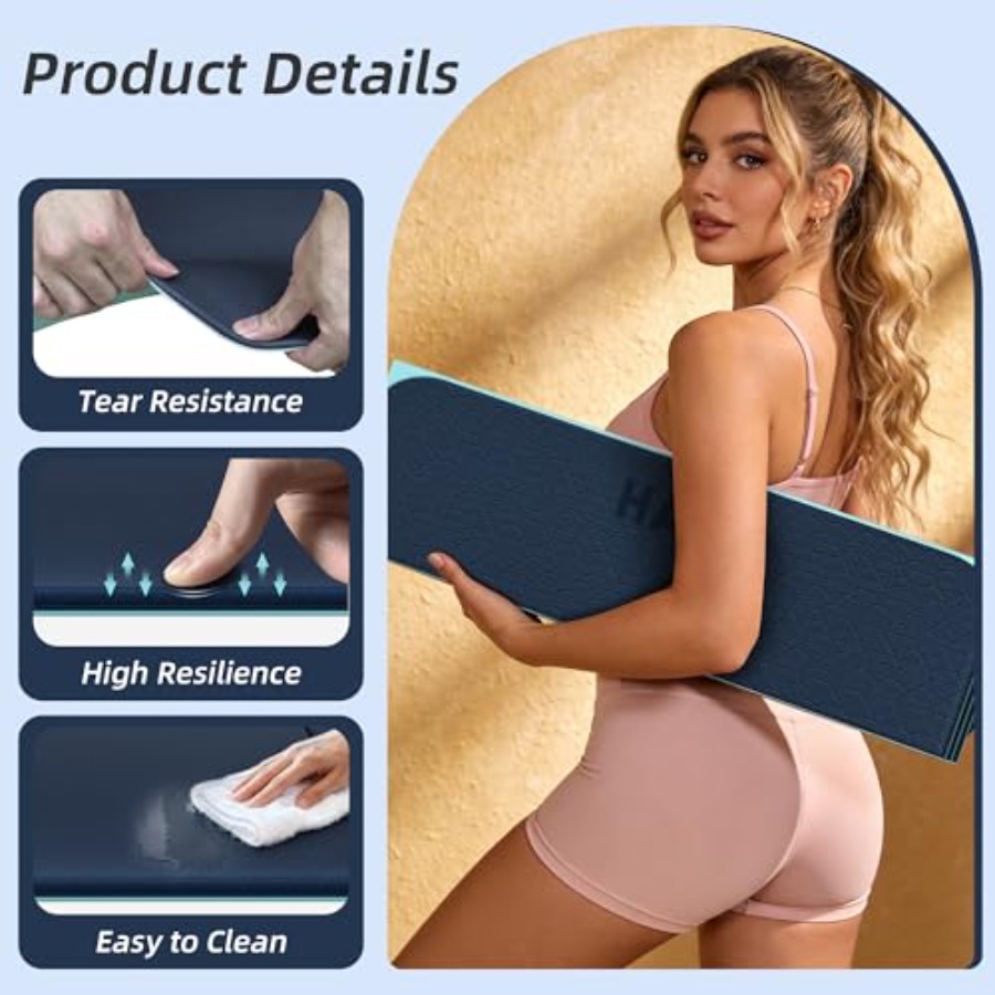 Foldable Yoga Exercise Mat for - Home Gym Yoga Mat review and price