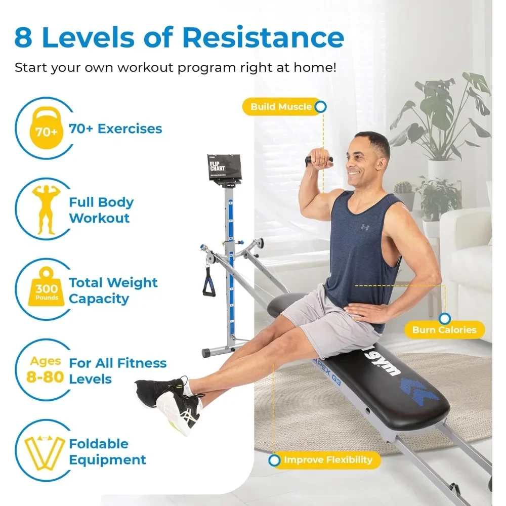 .APEX Versatile Indoor Home Gy - Home Gym Total Fitness review and price