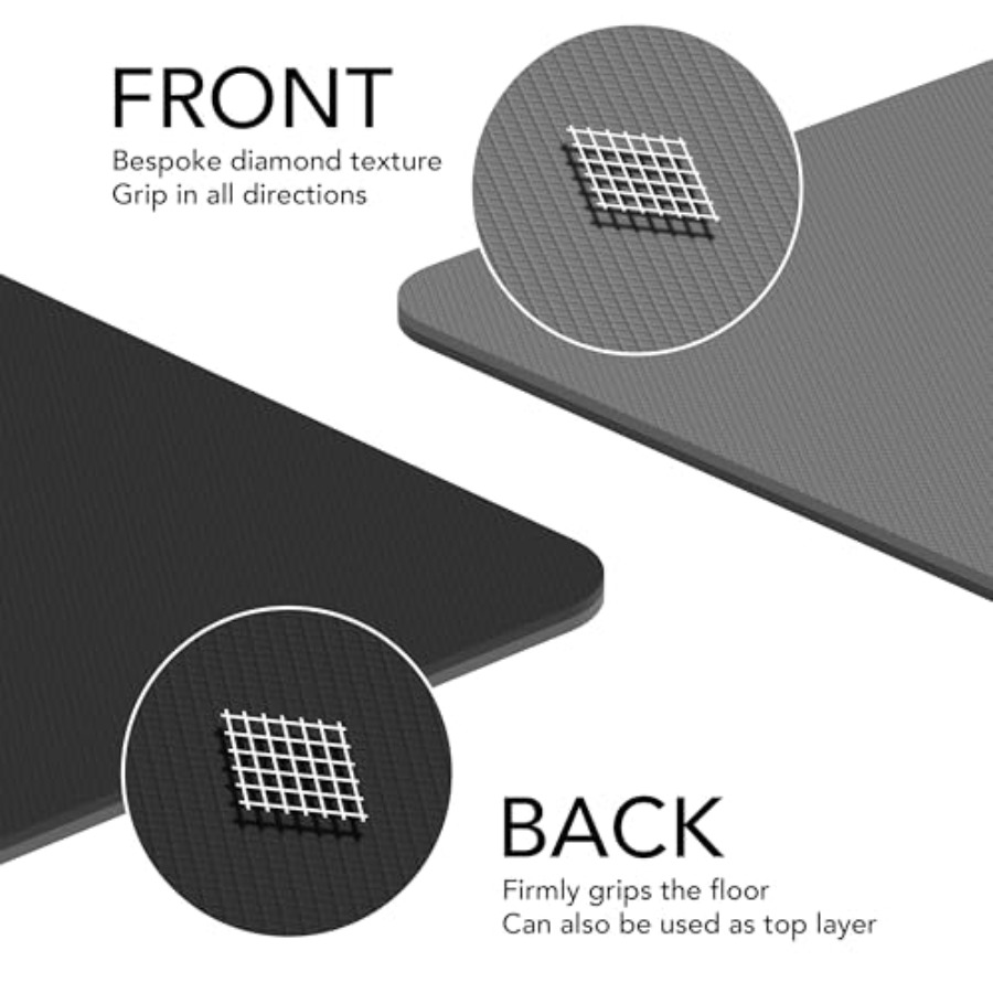 Large Exercise Mat Extra Thick - Home Gym Yoga Mat review and price