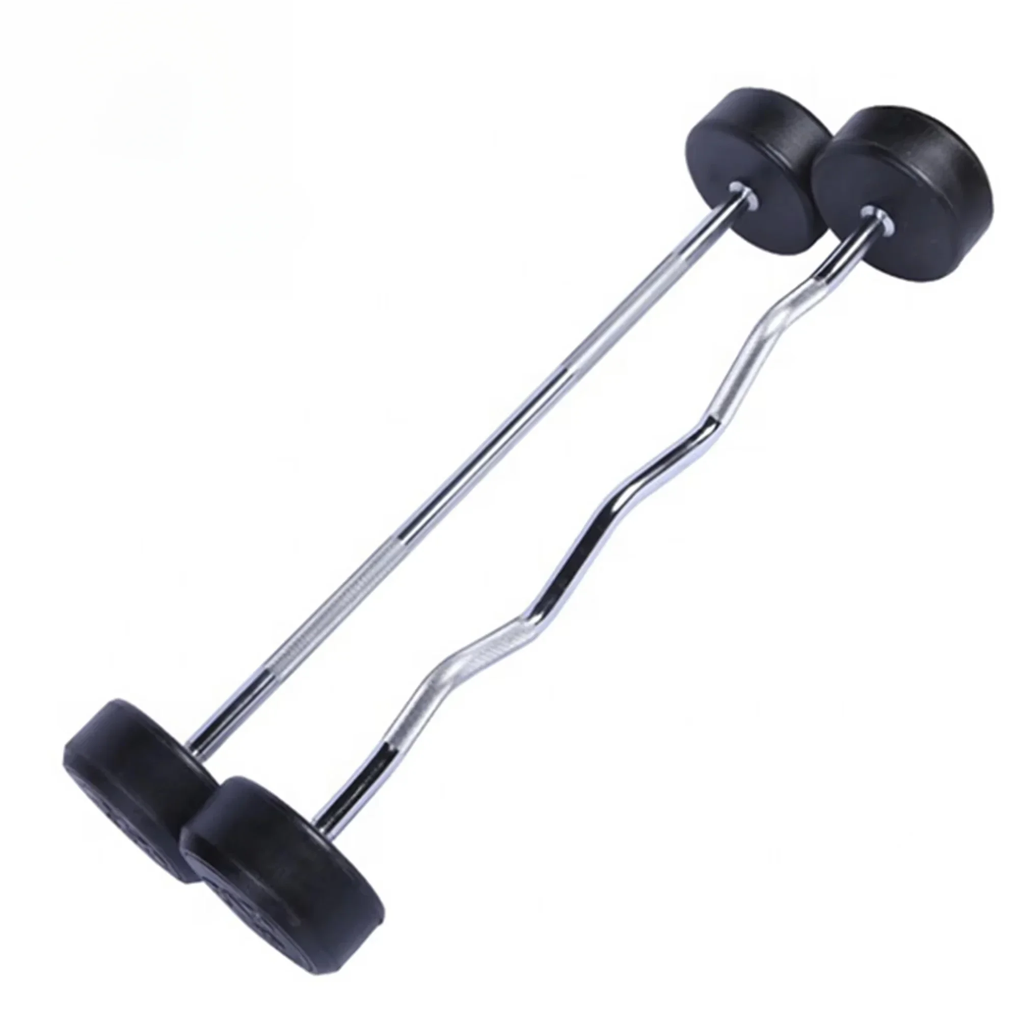 Weightlifting Straight Curl Ru - Barbell Curl Bar review and price