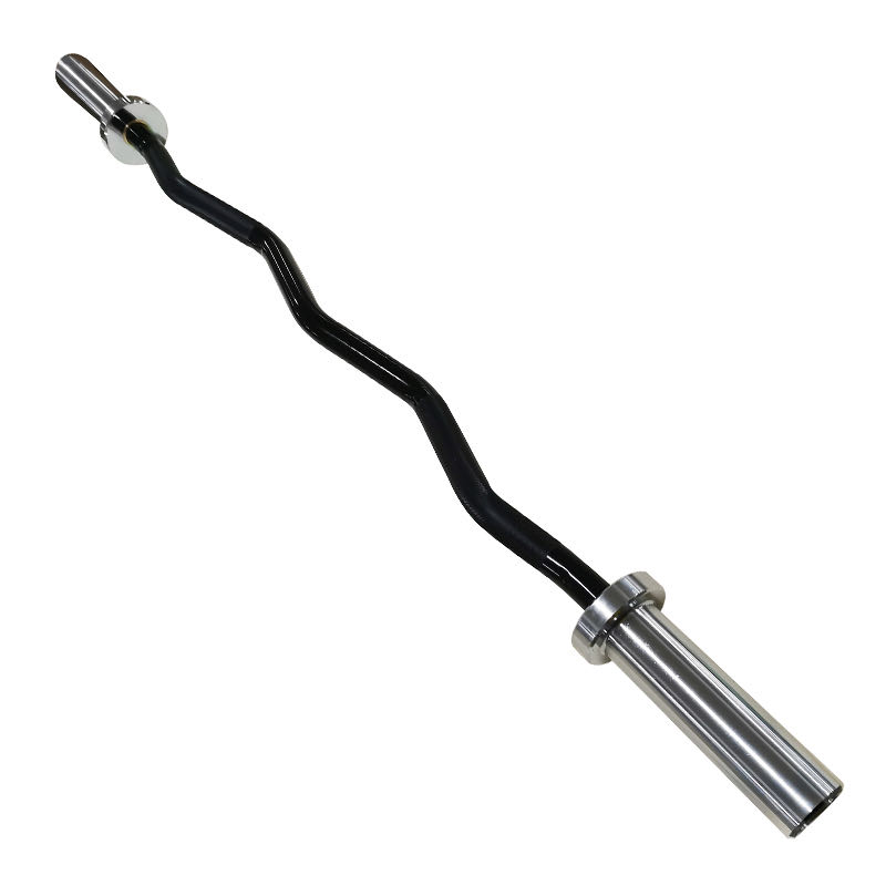 Premium Steel EZ Curl Barbell  - Barbell Curl Bar review and price