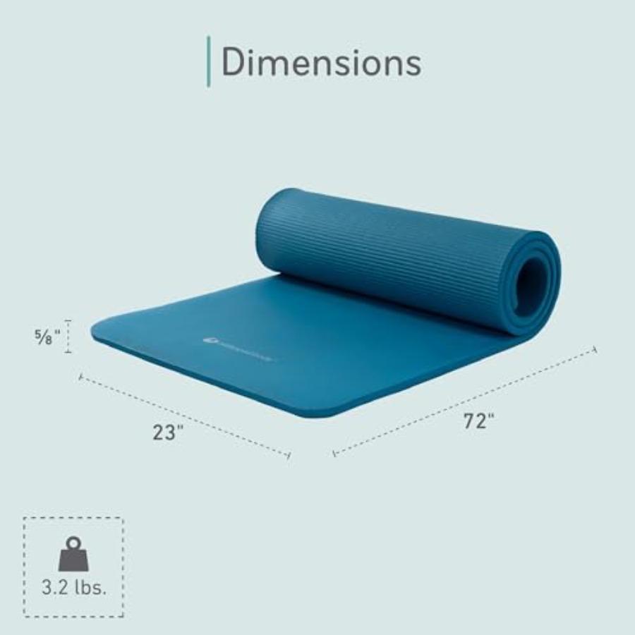 Pilates and yoga mat for studi - Home Gym Yoga Mat review and price