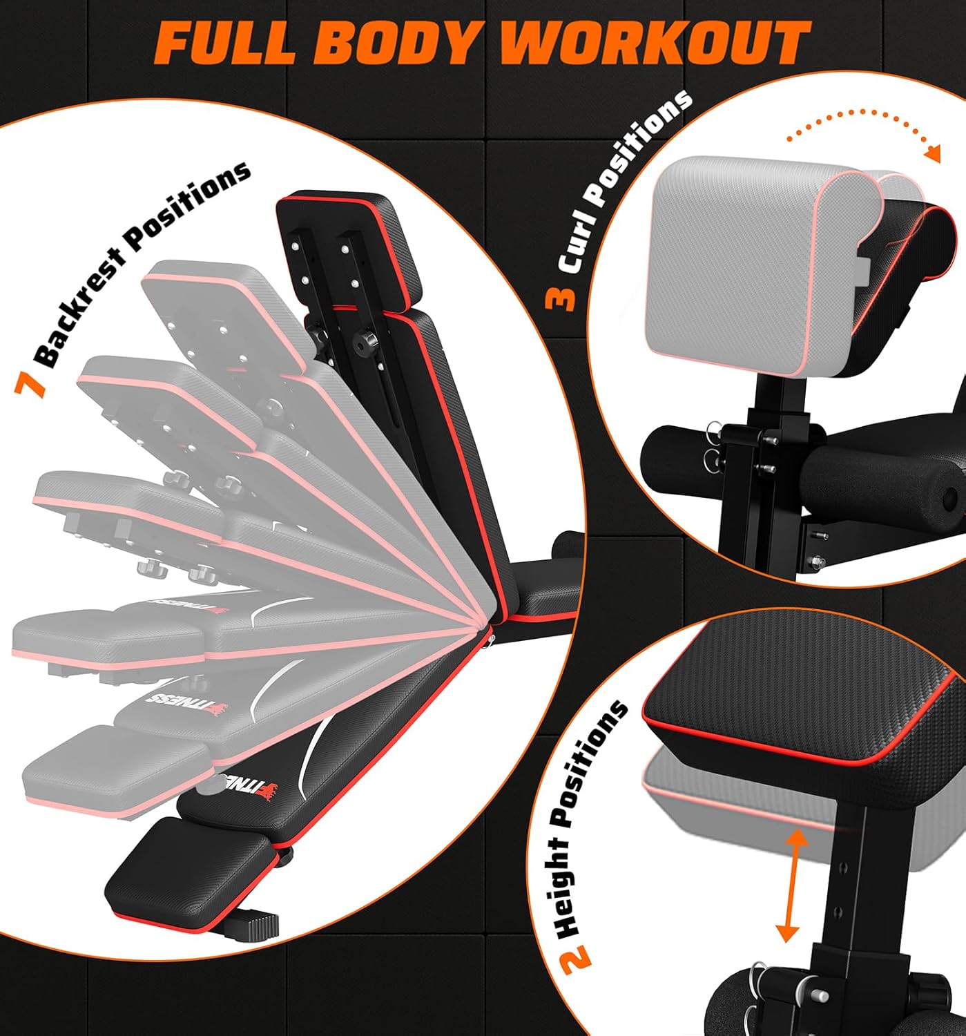 Home Gym Foldable Weight Bench - Home Gym Weights review and price