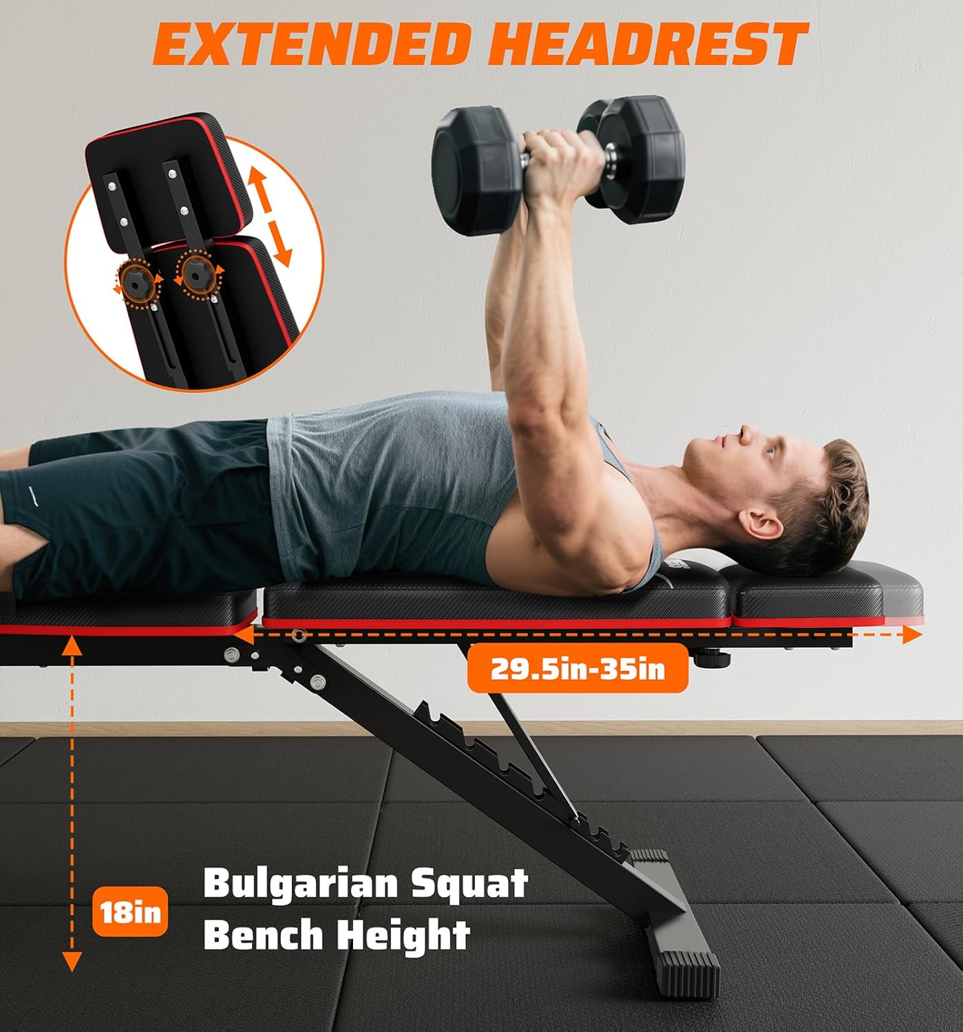 Home Gym Foldable Weight Bench - Home Gym Weights review and price