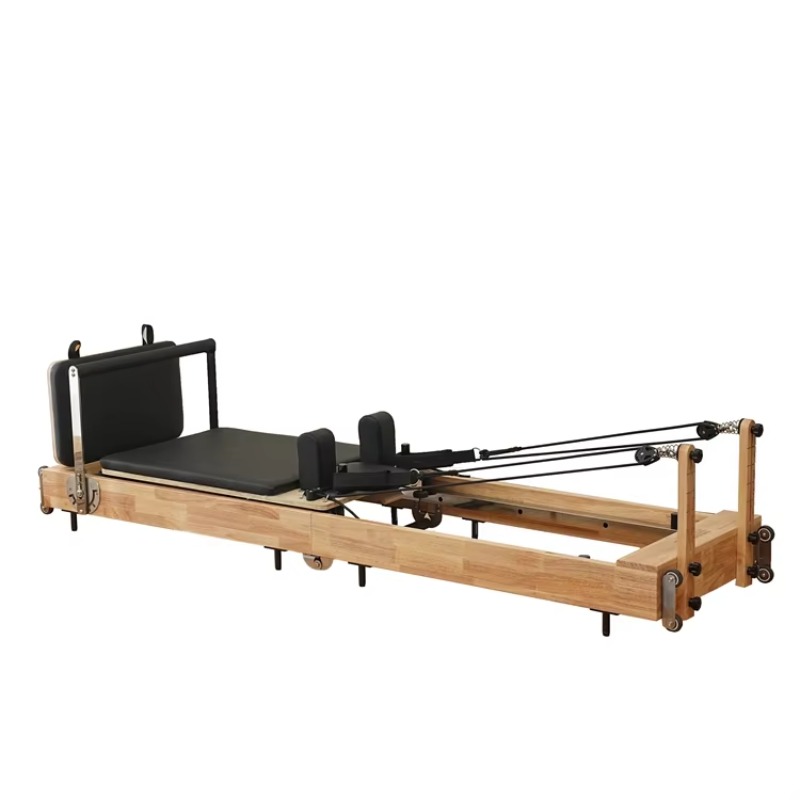 Wood Folding Pilates Reformer  - Home Gym Yoga Room review and price